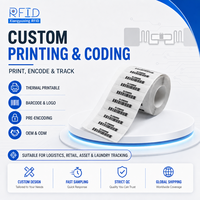 Etiqueta RFID UHF de Alto Rendimiento para el Seguimiento de la Cadena de Suministro Logístico, Impinj M830, Etiqueta Inteligente Adhesiva Impermeable para Activos
