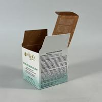 Boîtes cadeaux cosmétiques personnalisées en coton texturé avec logo, emballage unique en carton pour maquillage et soins de la peau avec fermeture à rabat inversé