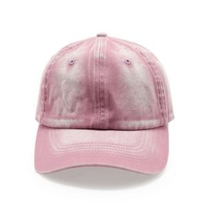 Gorra de Béisbol Vintage Tie-Dye Lavada Sin Estructura, Nuevo Estilo, Bordada, Tipo Golf Dad Hat - Product Image 4
