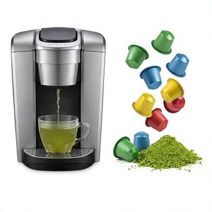 Cápsulas de Té Verde Matcha de Alta Calidad, Compatibles con Cafeteras Keurig y Nespresso, Cápsulas Individuales para Preparar Café - Product Image 1