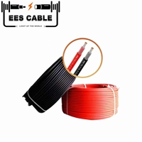 DC PV 2, 5 mm2 4 MM2 6 MM2 10 MM2 16 MM2 Rot Schwarz XLPO PV1-F Photovoltaik-Solar kabel