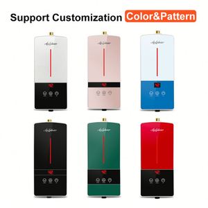 ฝาครอบฝักบัวอาบน้ำไฟฟ้า5500W ผ่านการรับรอง CB เครื่องทำน้ำร้อนแบบสัมผัสหน้าจอ LED สำหรับใช้ในครัวเรือนขายดีที่สุด - Product Image 2