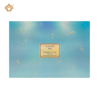 Boîte d'emballage de luxe en carton vert pour écharpe sari Impression de marque personnalisée Conception gratuite quantité minimale de commande bas pour chaussettes