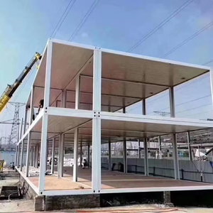 Casa Contenedor Modular Prefabricada de 20 Pies, Entrega Rápida y Fácil Montaje para Escuelas u Hoteles de 2 Pisos - Product Image 1