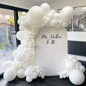 Globo <span class=keywords><strong>de</strong></span> Látex Redondo <span class=keywords><strong>de</strong></span> 12 Pulgadas y 2.8 g, Color Blanco Mate Estándar <span class=keywords><strong>para</strong></span> Decoración <span class=keywords><strong>de</strong></span> Fiestas <span class=keywords><strong>de</strong></span> <span class=keywords><strong>Cumpleaños</strong></span> - Product Image 6