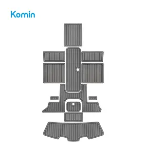 Komin حار بيع CNC مخصصة إيفا رغوة صناعي خشب الساج البحرية التزيين الأرضيات قارب