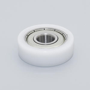 ล้อเลื่อนแบบแบน POM รับน้ำหนักได้สูง ลูกล้อพลาสติกเคลือบ PVC ทนทานต่อการสึกหรอ ลูกกลิ้งแบริ่ง ขายส่งจากโรงงาน (8*26*8 มม.) - Product Image 2