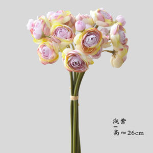 Bouquet de mini lotus en soie de haute qualité, bord grillé, 26 cm, blanc et rose, fleurs de lotus Lulian <span class=keywords><strong>pour</strong></span> <span class=keywords><strong>la</strong></span> décoration de <span class=keywords><strong>la</strong></span> maison - Product Image 5