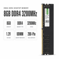 Mémoire RAM DDR4 8 Go 3200 MHz pour ordinateur de bureau ONDA - Fabriqué en Chine - En stock - Sans ECC