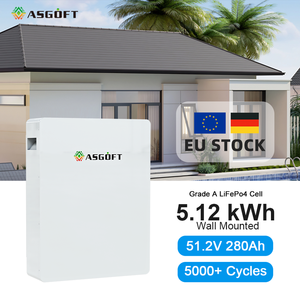 Batería de Almacenamiento de Energía de 51.2v 100ah, Baterías de Iones de Litio de 48v 200ah, Batería Lifepo4 Powerwall de 5kwh 10kwh, Celda Lifepo4 de 3.2V 100ah - Product Image 1