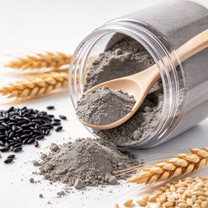 Poudre de riz <span class=keywords><strong>noir</strong></span> naturel sans gluten, riche en anthocyanes, pour la pâtisserie et les boissons, en vrac, OEM, directement de l'usine - Product Image 4