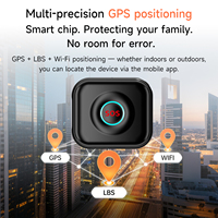 Mini Rastreador GPS 4G con Ubicación LBS y WIFI para Niños y Adultos Mayores, Llamada de Emergencia SOS, Localizador Antipérdida de 700 mAh