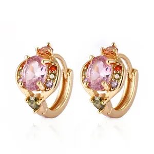 hot new products for 2020 yellow gold plated earring jewelry women jewellery gold