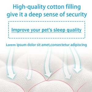 부드러운 봉제 따뜻한 라운드 플러시 애완 동물 침대 고양이 개 매트 동물 수면 침대 소파 애완 동물 침대 액세서리 - Product Image 5