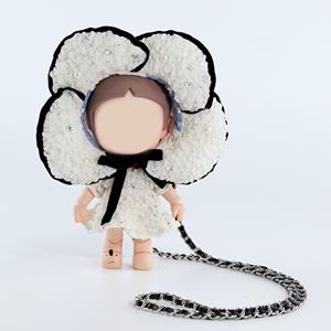 เสื้อผ้าตุ๊กตาสำหรับตุ๊กตาขนาด 15 ซม. และ 17 ซม. หมวกกลอร์มิงการ์เดน มอร์นิ่ง กลอรี+สายคล้องกระเป๋าแบบสั้น - Product Image 2