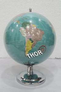 Globe de Table en acier, décoration de bureau, Globe de monde pivotante, pour la maison et le bureau - Product Image 2