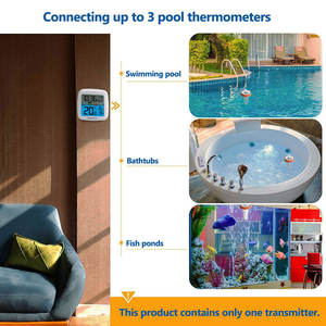 Moniteur numérique de température et d'humidité TX15N, étanche IPX7, thermomètre sans fil pour <span class=keywords><strong>piscine</strong></span> - Product Image 2