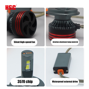 Sistema de Iluminación Automotriz de Alta Calidad, Luz <span class=keywords><strong>LED</strong></span> M8 H4 de 10000lm, Bombillas <span class=keywords><strong>LED</strong></span> para Faros Delanteros de Automóvil - Product Image 4
