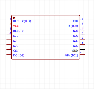 Winbond W25Q256JVFIQ 256 Mo mémoire Flash NOR IC Interface SPI 133 MHz SOIC16 SMD Original - Product Image 5