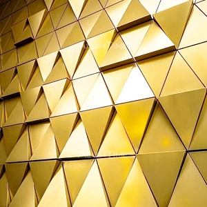 Panneau mural en aluminium découpé au laser avec texture artistique 3D personnalisée pour façade <span class=keywords><strong>de</strong></span> bâtiment moderne et revêtement décoratif - Product Image 6