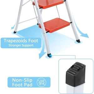 Deliladder <span class=keywords><strong>DLS</strong></span> Escabeau pliant en acier 2.3.4.5 Escabeaux 150KGS Chargement Design traditionnel Hôtel Utilisation 1 an de garantie - Product Image 3