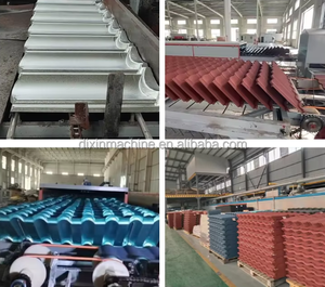 Nigeria Beste Baal Steen Gecoate Dakpannen Machine Productielijn Zand Coating Stenen Dakpanvormmachine Groothandelsprijs - Product Image 3