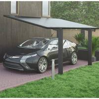 Abri de voiture extérieur étanche Qishu QS120, auvent en aluminium, tente de garage, abri de rangement pour vélos, carport