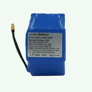 Batterie lithium-ion 10s2p, rechargeable, 36v, 18650 mah, haute qualité, pour voiture d'équilibre, nouveauté, 4400