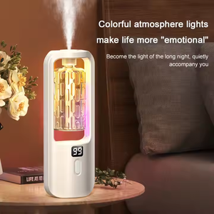 Nouveau diffuseur d'arômes numérique à ultrasons avec écran, pulvérisation automatique, mural, ensemble de quatre pièces, petit format, essentiel - Product Image 2