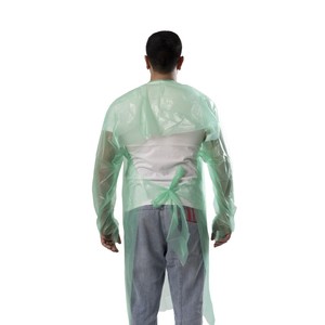 ผ้ากันเปื้อนพอลิเอทิลีนทางการแพทย์แบบใช้แล้วทิ้งกันน้ำสำหรับโรงพยาบาลคลินิกห้องปฏิบัติการและใช้ในการจัดเลี้ยง - Product Image 6