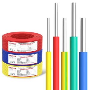 Fio elétrico isolado em pvc para construção de casas, 1.5mm, 2.5mm, 4mm, 6mm, 35mm, núcleo de alumínio, cabo condutor de energia elétrica