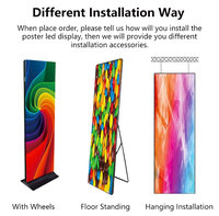 OEM HD schermo digitale Poster Stand schermo a Led P1.8 Led P2.5 Indoor Poster P2 Pantalla De Poster Display a Led per eventi