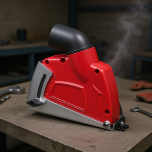 Cubierta para amoladora angular de 4-5 pulgadas con 6 arandelas de sujeción, herramienta de corte antipolvo de plástico para bricolaje - Product Image 2