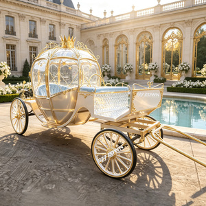 Juego Completo de Suministros para el Proyecto de Carruaje de Calabaza de Cenicienta, Carroza de Princesa para la Construcción de Paisajes Culturales en Ciudades Turísticas - Product Image 1