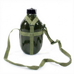 Botella de Agua de Aluminio para Caza, 1.2L/1.3L, con Correas o Bolsa, para Camping y Senderismo - Product Image 1