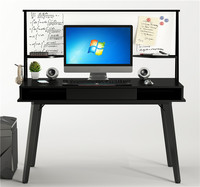 Table d'ordinateur avec imprimante, structure métallique, bureau d'ordinateur, bureau à domicile, table d'étude