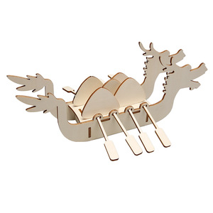 <span class=keywords><strong>Bateau</strong></span> <span class=keywords><strong>Dragon</strong></span> en Bois Éducatif DIY pour Enfants, <span class=keywords><strong>Bateau</strong></span> <span class=keywords><strong>Dragon</strong></span> à Assembler à la Main pour Festival, Peinture 3D pour Maternelle - Product Image 4