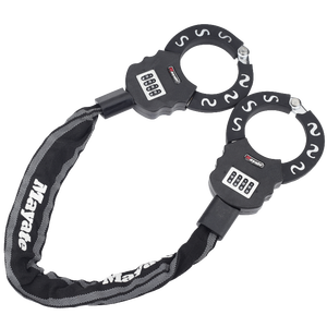 重型双胞胎防盗防水手铐<span class=keywords><strong>4</strong></span>位组合链条锁，带电动滑板车电动自行车摩托车包 - Product Image 1