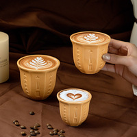 Tasse à café et à thé en porcelaine de style arabe, motif architectural du Moyen-Orient, 100 ml, 180 ml, 250 ml, design minimaliste moderne