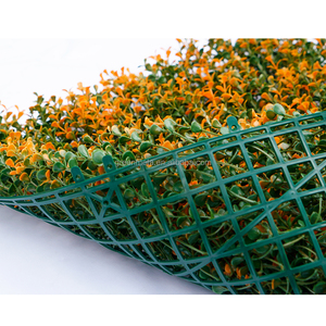 Panel de pared verde de plantas artificiales, naranja, <span class=keywords><strong>Buxus</strong></span>, 50x50cm - Product Image 3
