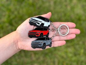 Llavero Metálico Ligero y Duradero para <span class=keywords><strong>Jeep</strong></span> Compass, Accesorio Oficial de <span class=keywords><strong>Jeep</strong></span> para Hombre y Mujer, Regalo Genial - Product Image 3