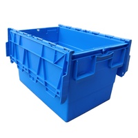 Caisse de Transport en plastique, conteneur d'emballage de grande taille, nid empilable, boîte de déménagement pour ménage