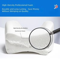 Oreiller de soutien pour les jambes en mousse à mémoire de forme, ajustable, en forme d'alien, pour dormir sur le côté, usage maternité, en tissu à rebond lent, personnalisable