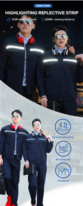 Uniforme per Operai Logistici, Edili e Riparatori, Abbigliamento da Lavoro per Tecnici, Uniforme Industriale, Abbigliamento da Lavoro di Sicurezza - Product Image 6