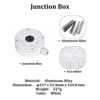 Hik 1280ZJ-S CCTV Accessoires Boîte De Jonction pour Caméra Dôme Étanche En Aluminium Mur Plafond Support De Montage
