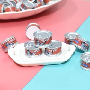 Cabujones de Resina con Forma de Peces Enlatados en 3D, Divertida Decoración de Simulación de Alimentos para Manualidades, Accesorios para Fundas de Teléfono con Pegamento en Crema - Product Image 3