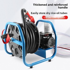 Pompa Elettrica per Olio 380W in Acciaio Legato, Pompa a Bobina 12V/24V/220V, Distributore di Carburante Compatto 55L/min, Precisione 0,3%, Attrezzatura a Basso Costo - Product Image 3