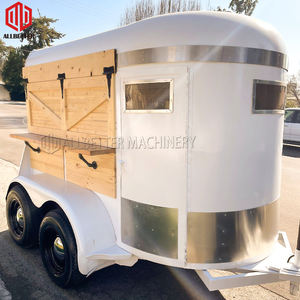 Penjualan Laris Trailer Restoran Cepat Makanan Truk Hot Dog Keranjang Es Krim Truk Salon Kereta Kopi Trailer Kuda - Product Image 5