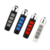 Télécommande RF sans fil universelle 433 MHz à 4 boutons, code clonable en option, pour porte de garage électrique à domicile