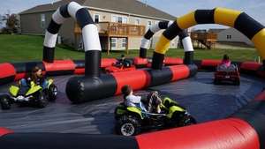 Piste gonflable <span class=keywords><strong>de</strong></span> tricycle <span class=keywords><strong>de</strong></span> voiture <span class=keywords><strong>de</strong></span> Karting et <span class=keywords><strong>de</strong></span> butoir d'enfants avec le matériel <span class=keywords><strong>de</strong></span> PVC et la certification <span class=keywords><strong>de</strong></span> la CE - Product Image 3